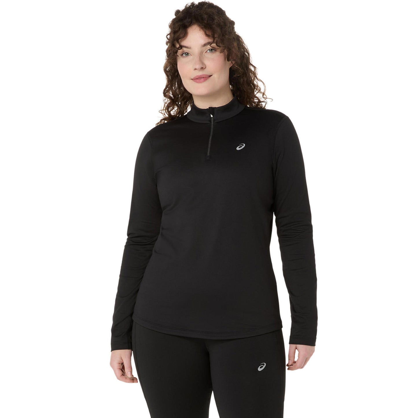 ASICS Core 1/2 Zip Winter  Laufshirt Damen - schwarz