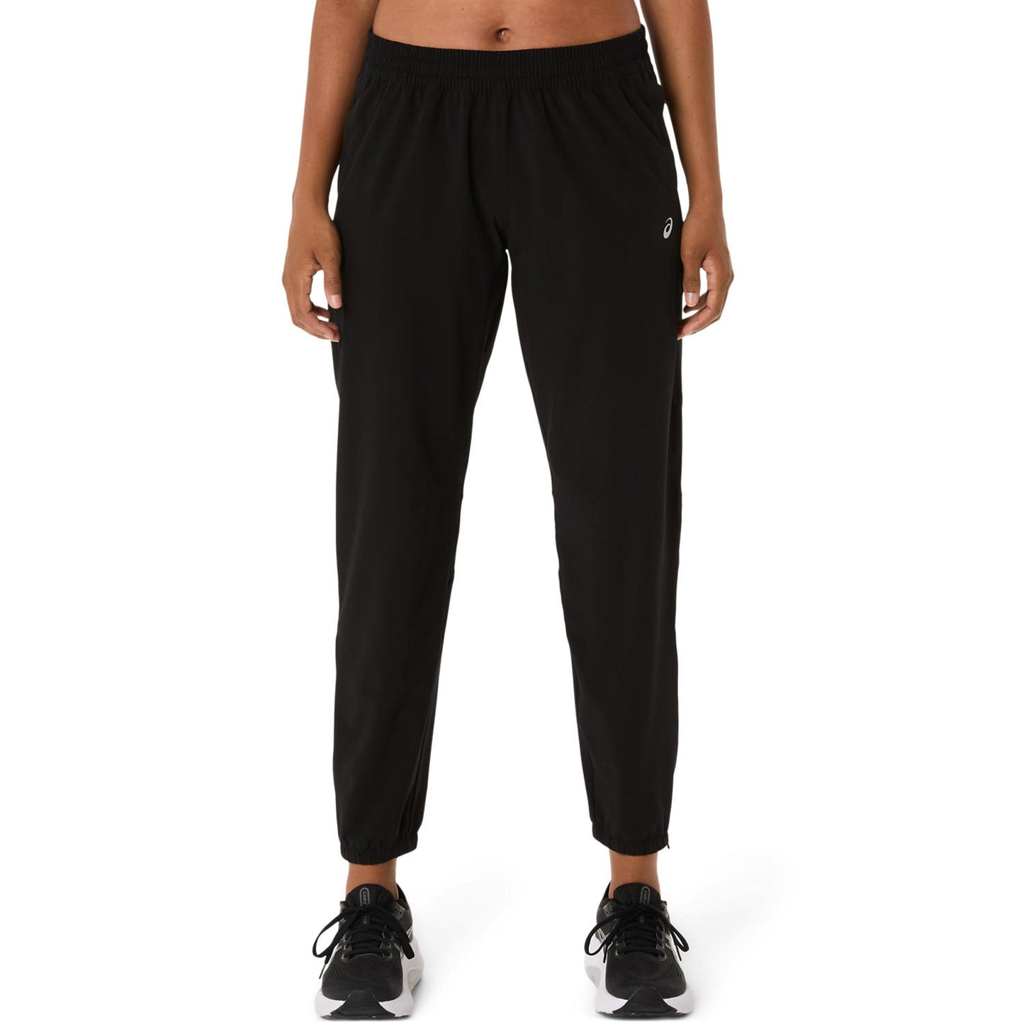 ASICS Core Woven Laufhose Damen-Schwarz