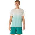Seamless Laufshirt Herren - creme, mint