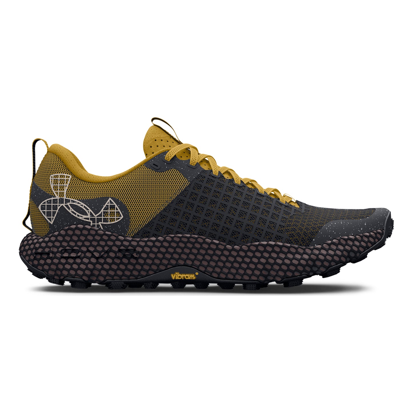 Under Armour HOVR Dark Sky Trailschuh Unisex - schwarz, gelb