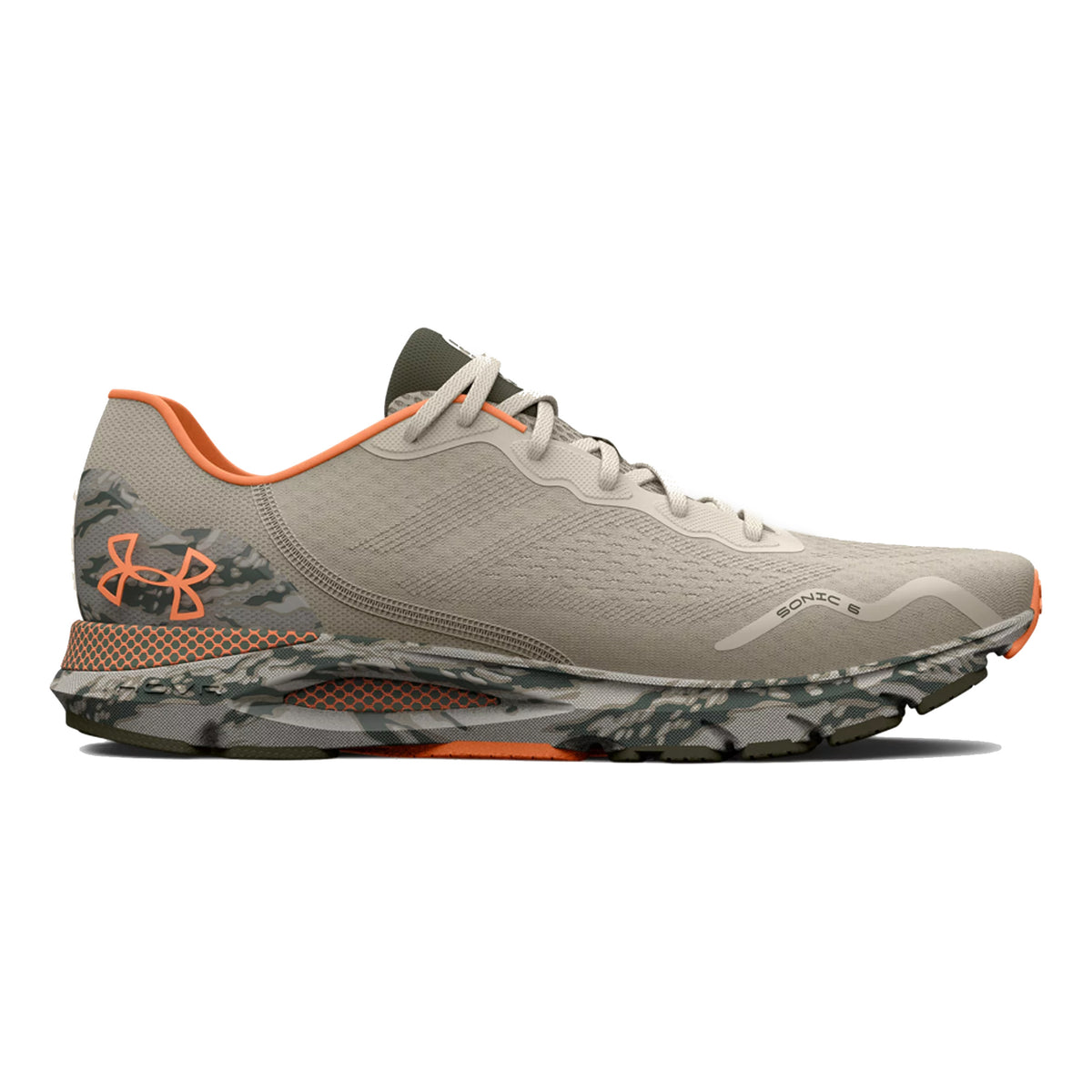 Under Armour HOVR Sonic 6 Camo Neutralschuh Damen - beige, orange