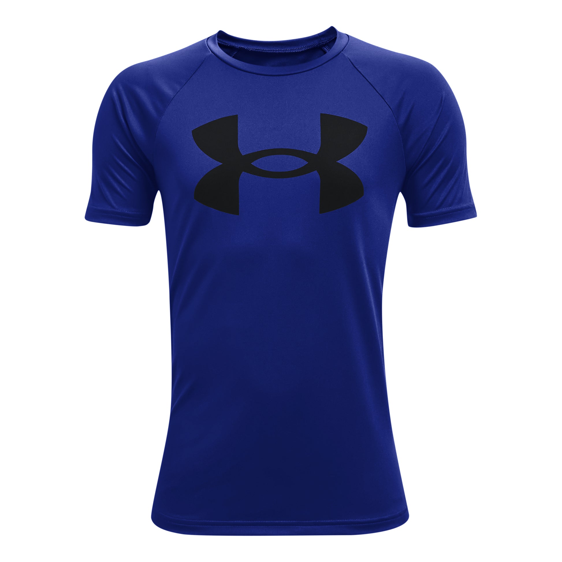 Under Armour Tech Big Logo T-Shirt Jungen - blau, schwarz