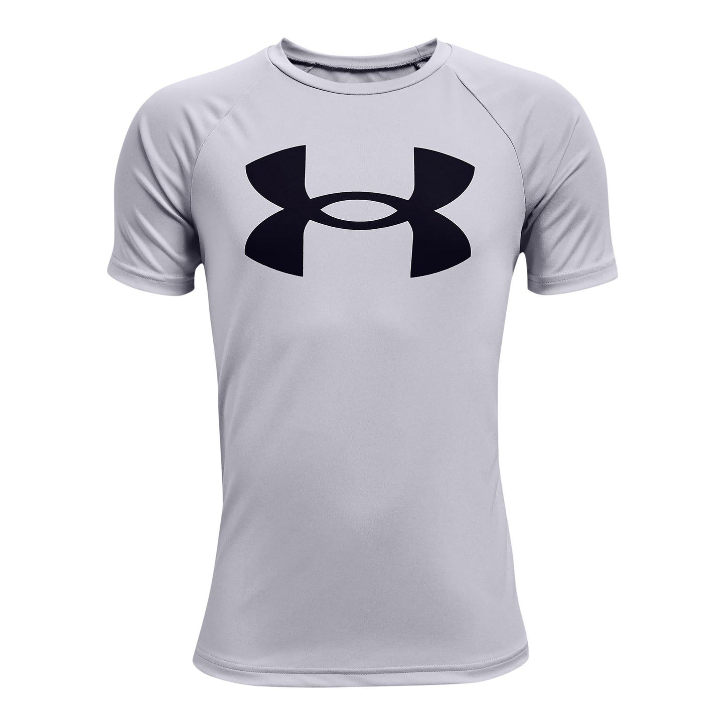 Under Armour Tech Big Logo T-Shirt Jungen - grau, schwarz