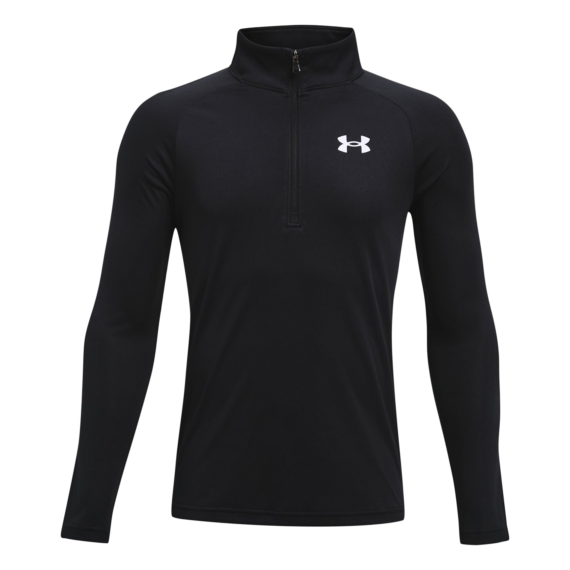 Under Armour Tech 2.0 1/2 Zip Longsleeve Jungen-Schwarz,Weiß