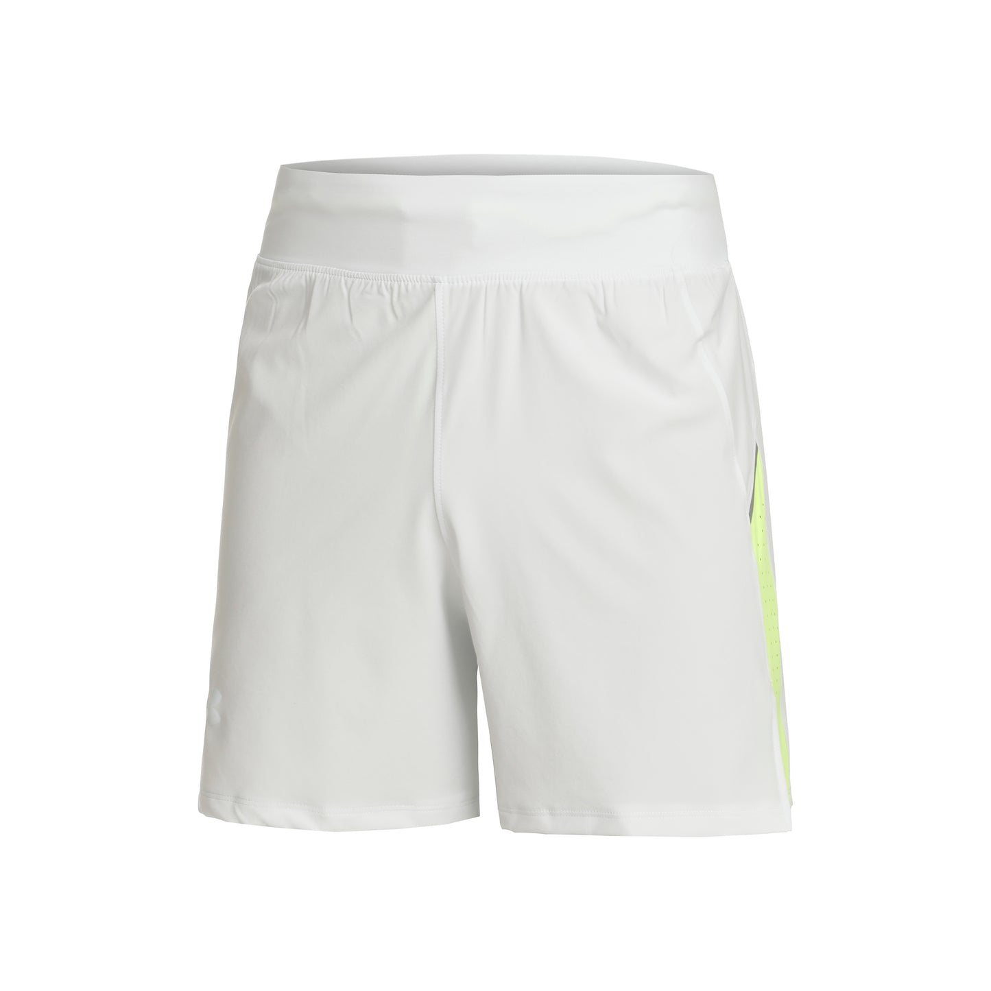 Under Armour Launch Elite 7in Shorts Herren - weiß, neongelb