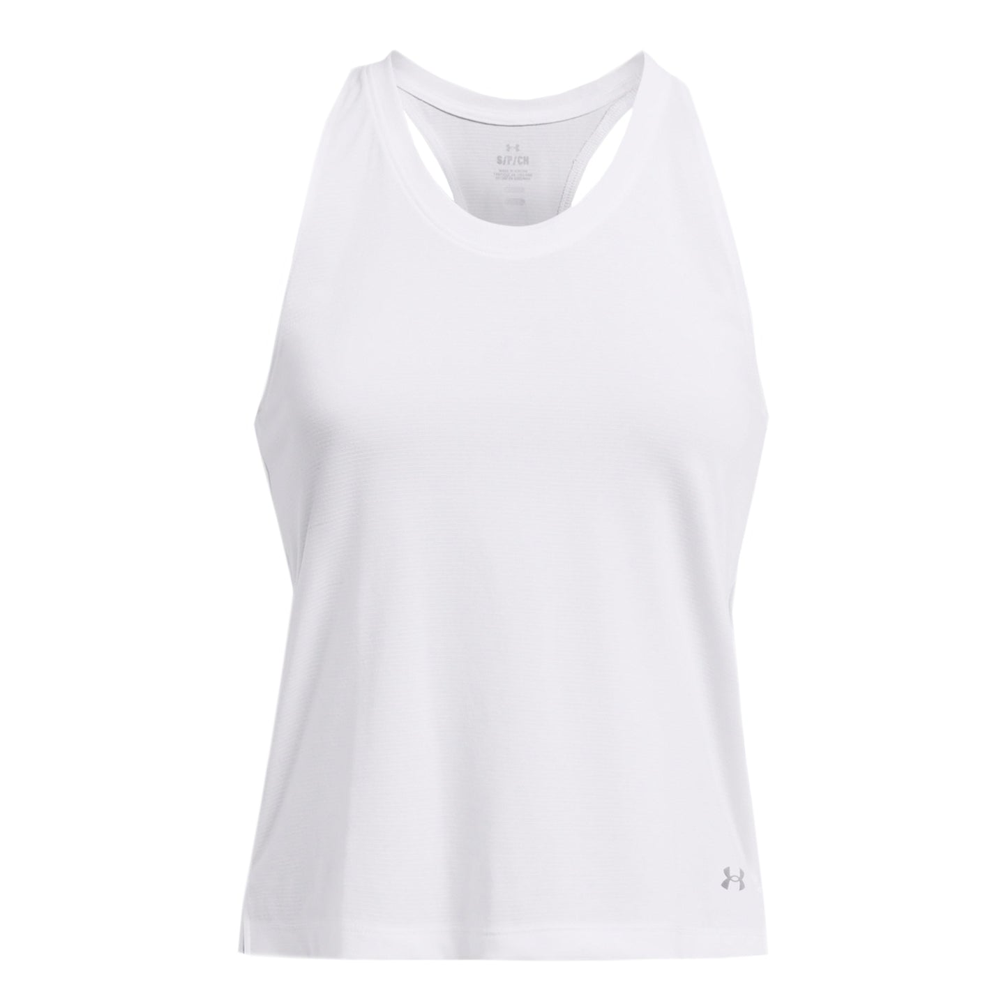 Under Armour Streaker Singlet Lauftop Damen-Weiß