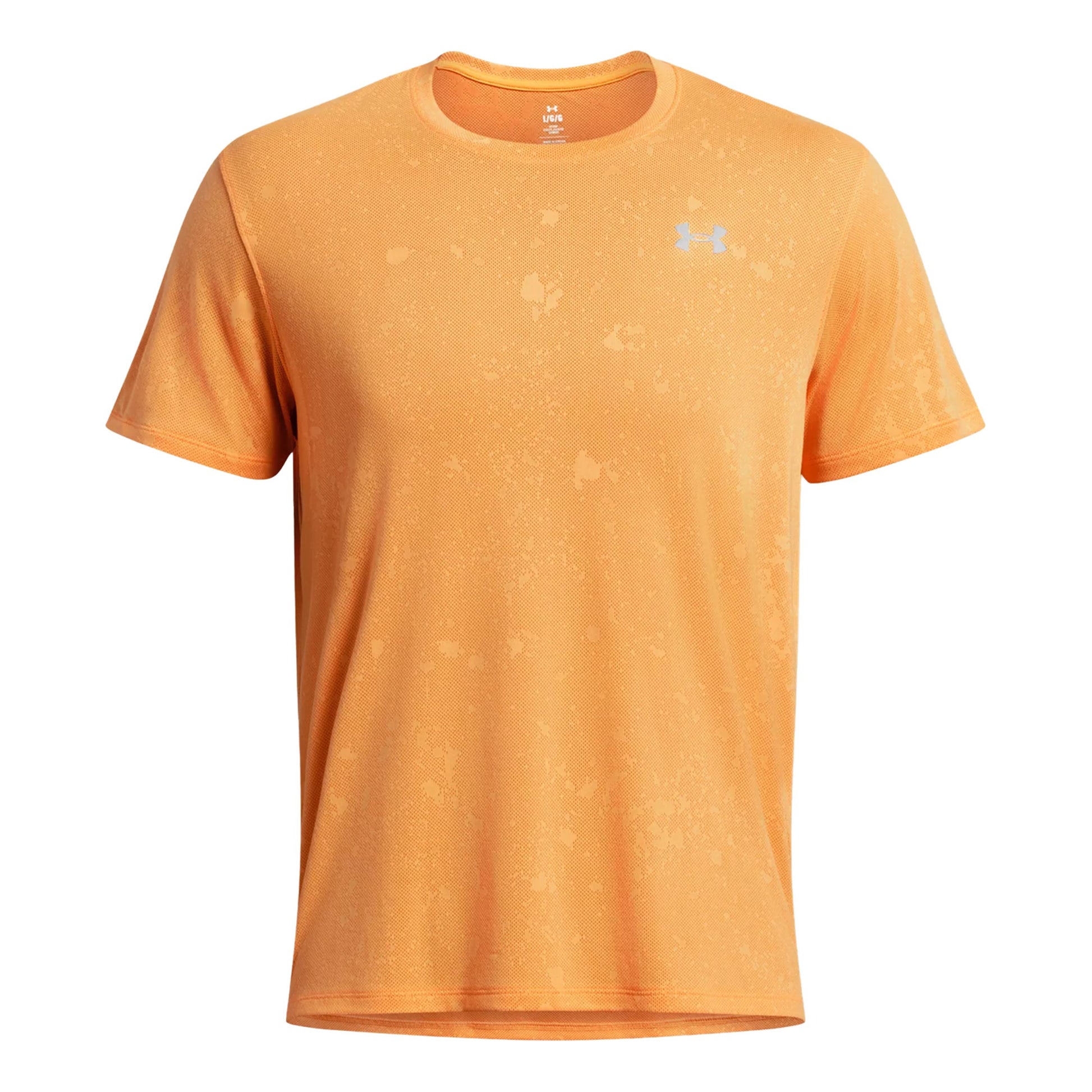 Under Armour Streaker Splatter SS Laufshirt Herren - orange,