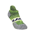 AD Run Cushion 1pk No Show Laufsocken Unisex - neongelb, grau