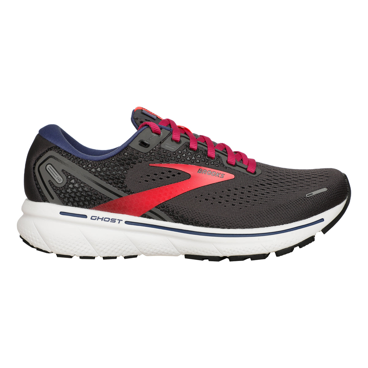 Brooks Ghost 14 Neutralschuh Damen - grau, pink