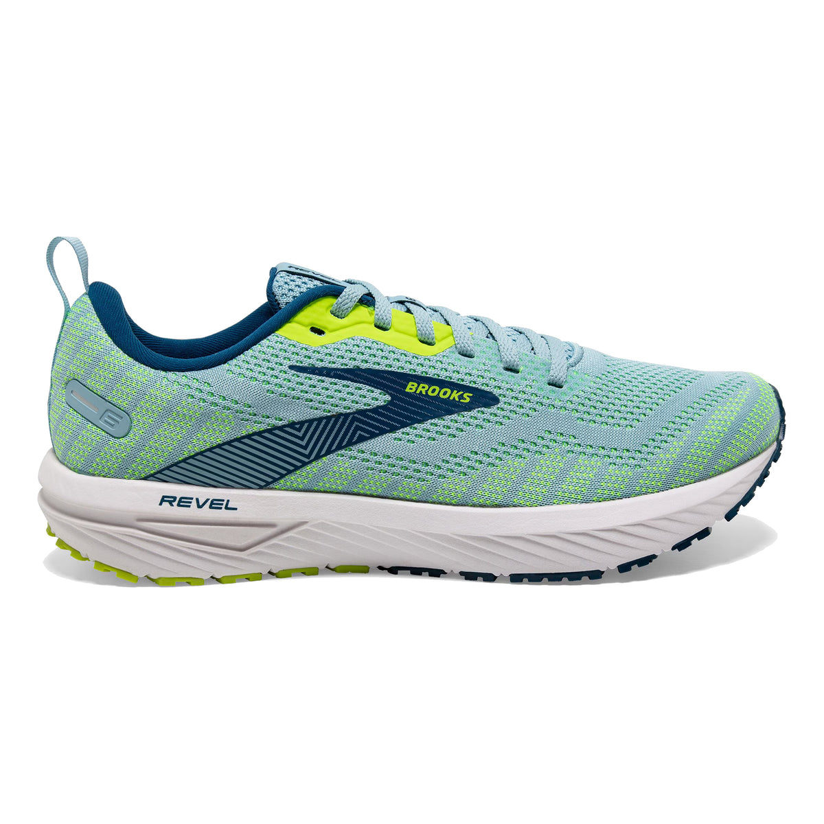 Brooks Revel 6 Neutralschuh Herren - hellgrün, blau