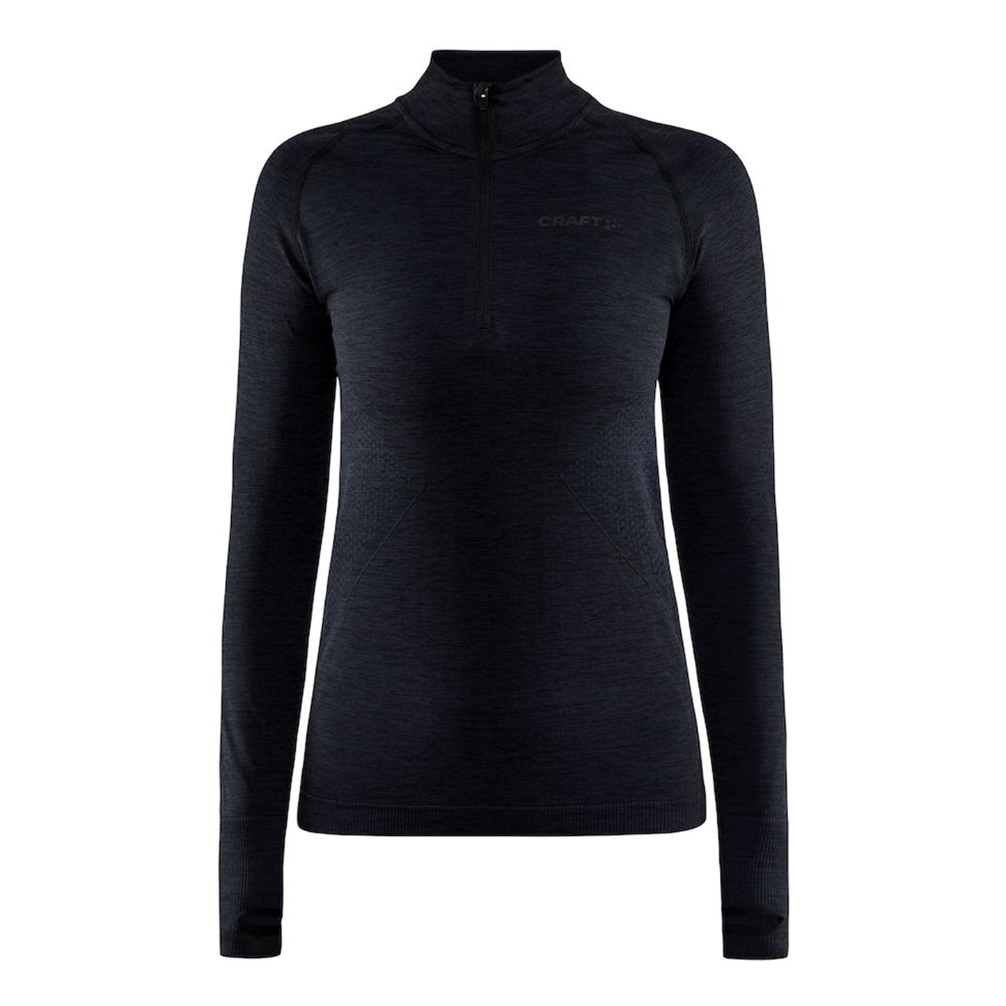 Craft Core Dry Active Comfort Half-Zip Longsleeve Damen-Schwarz