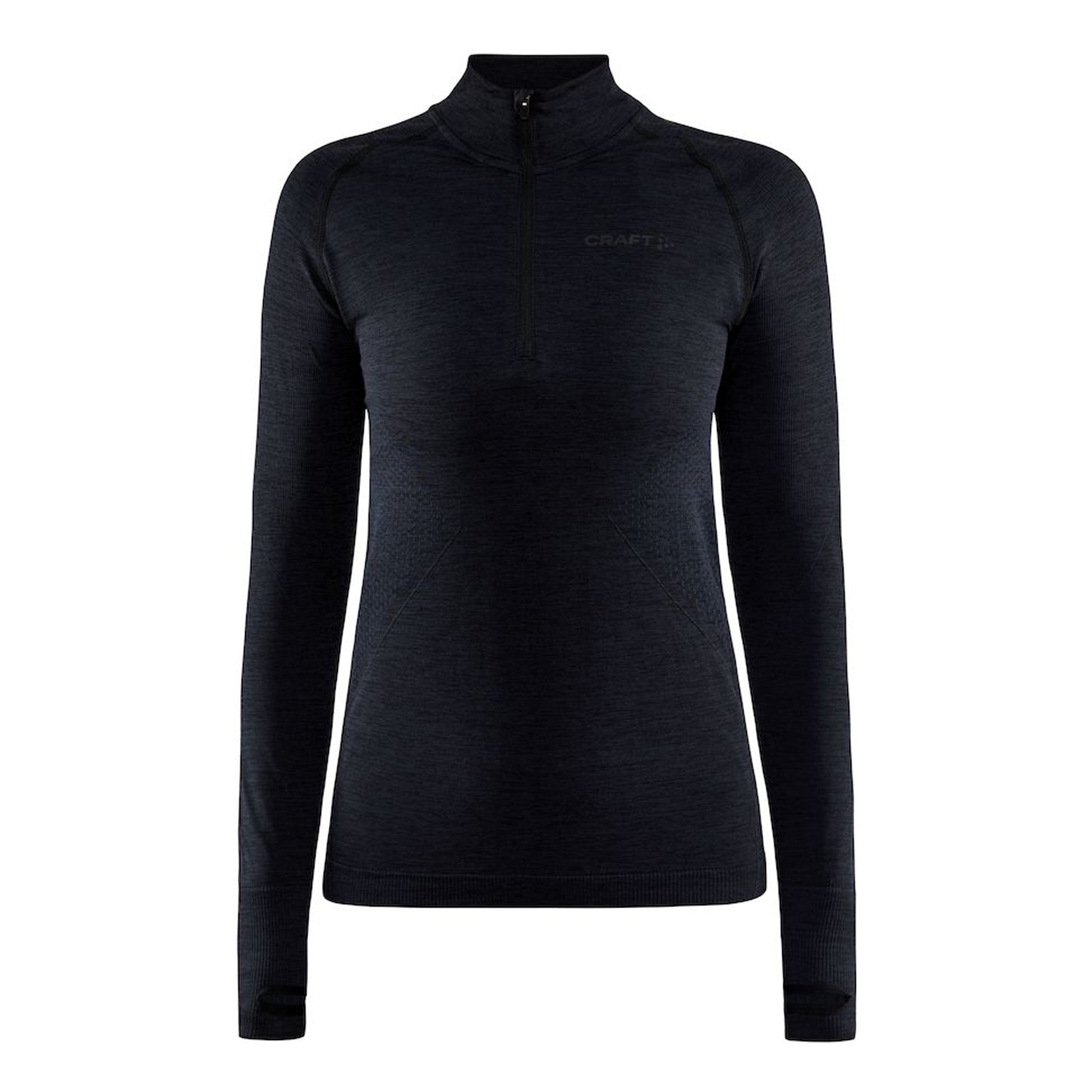 Craft Core Dry Active Comfort Half-Zip Longsleeve Damen-Schwarz