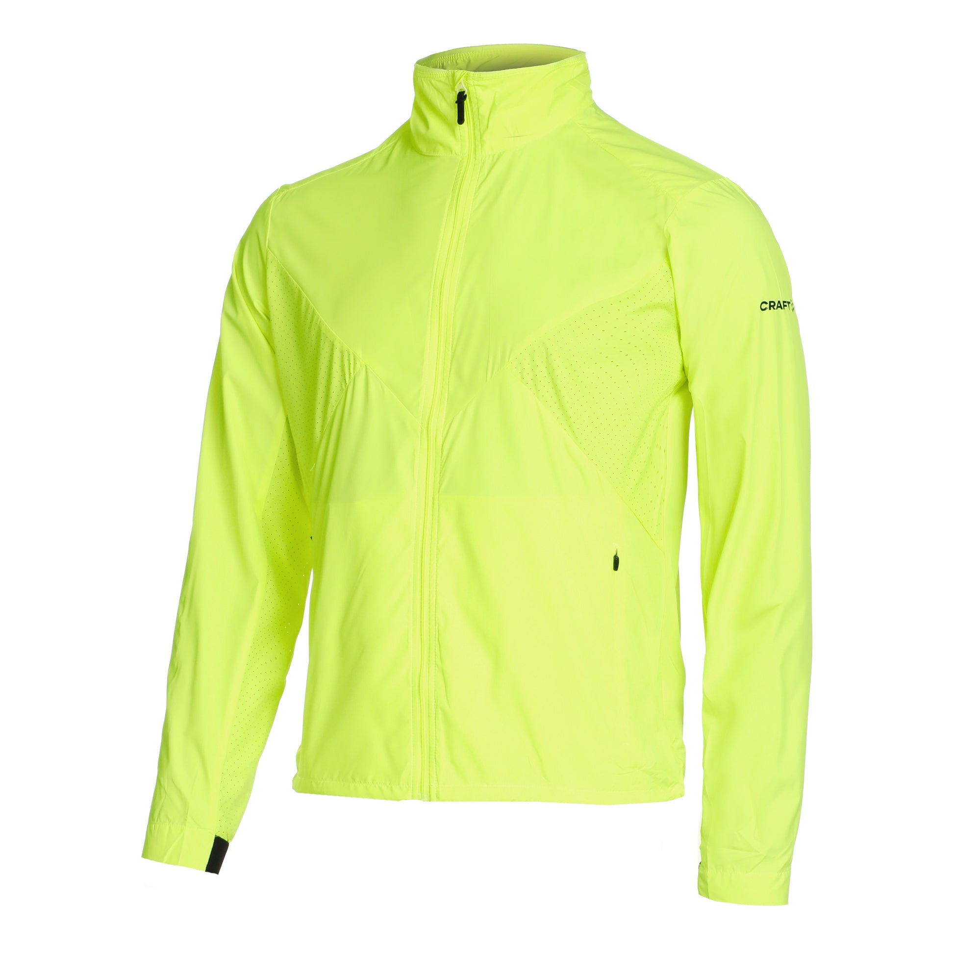 Craft ADV Essence Wind Laufjacke Herren - neongelb,