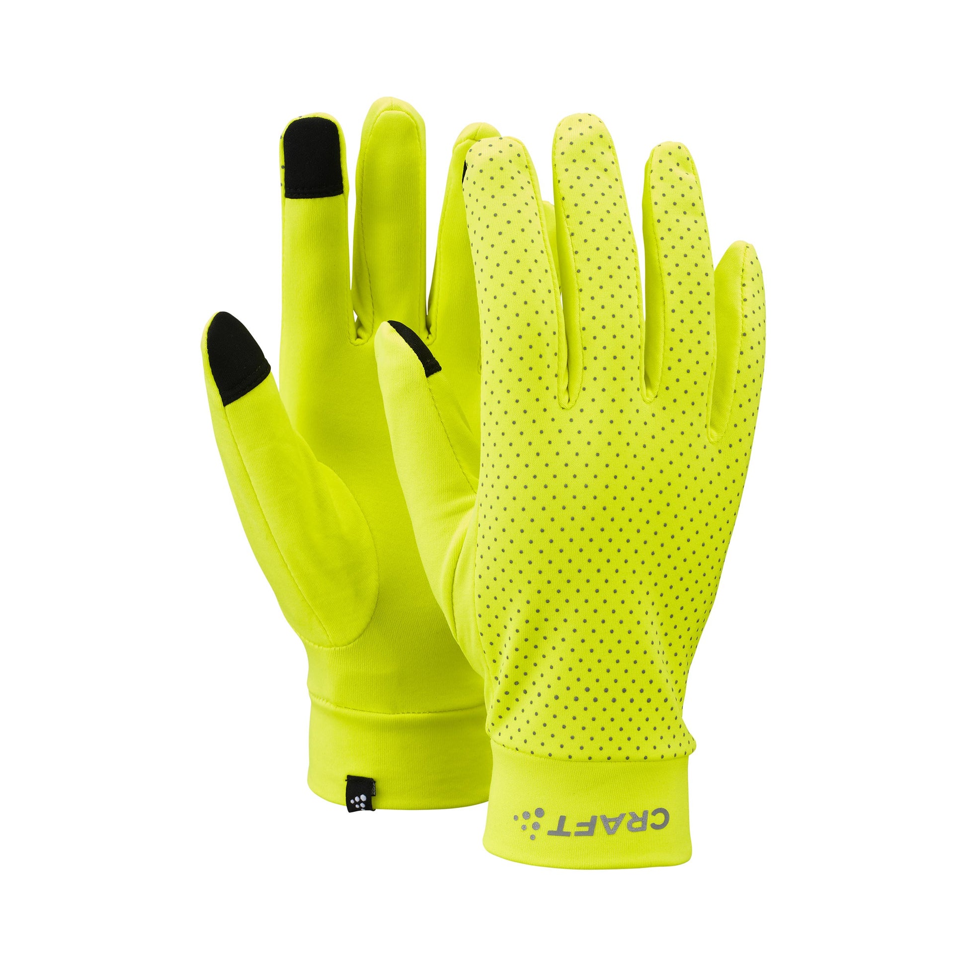 Craft Lumen Fleece 2 Laufhandschuhe-Gelb
