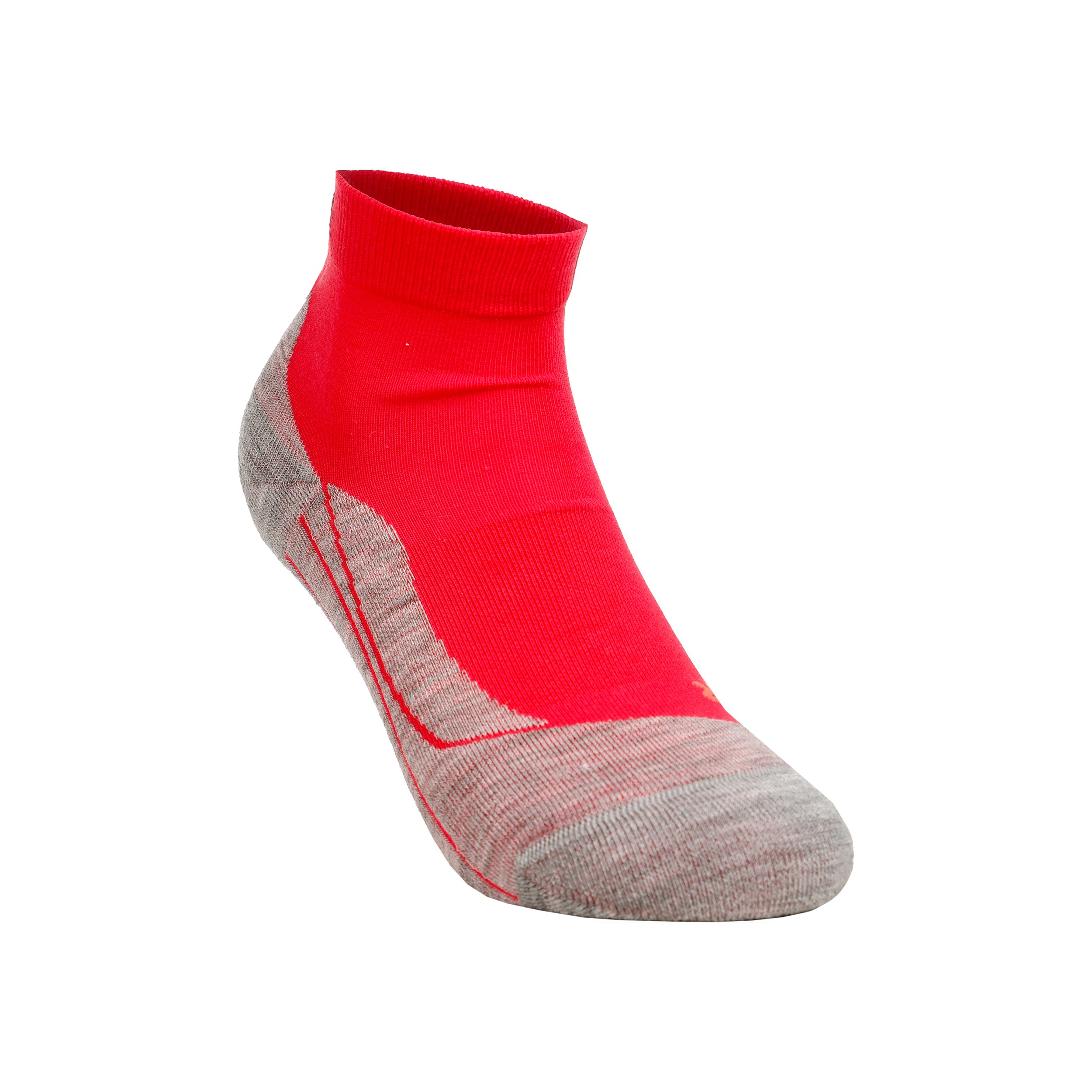 Falke RU4 Endurance Short Laufsocken Damen - rot, hellgrau