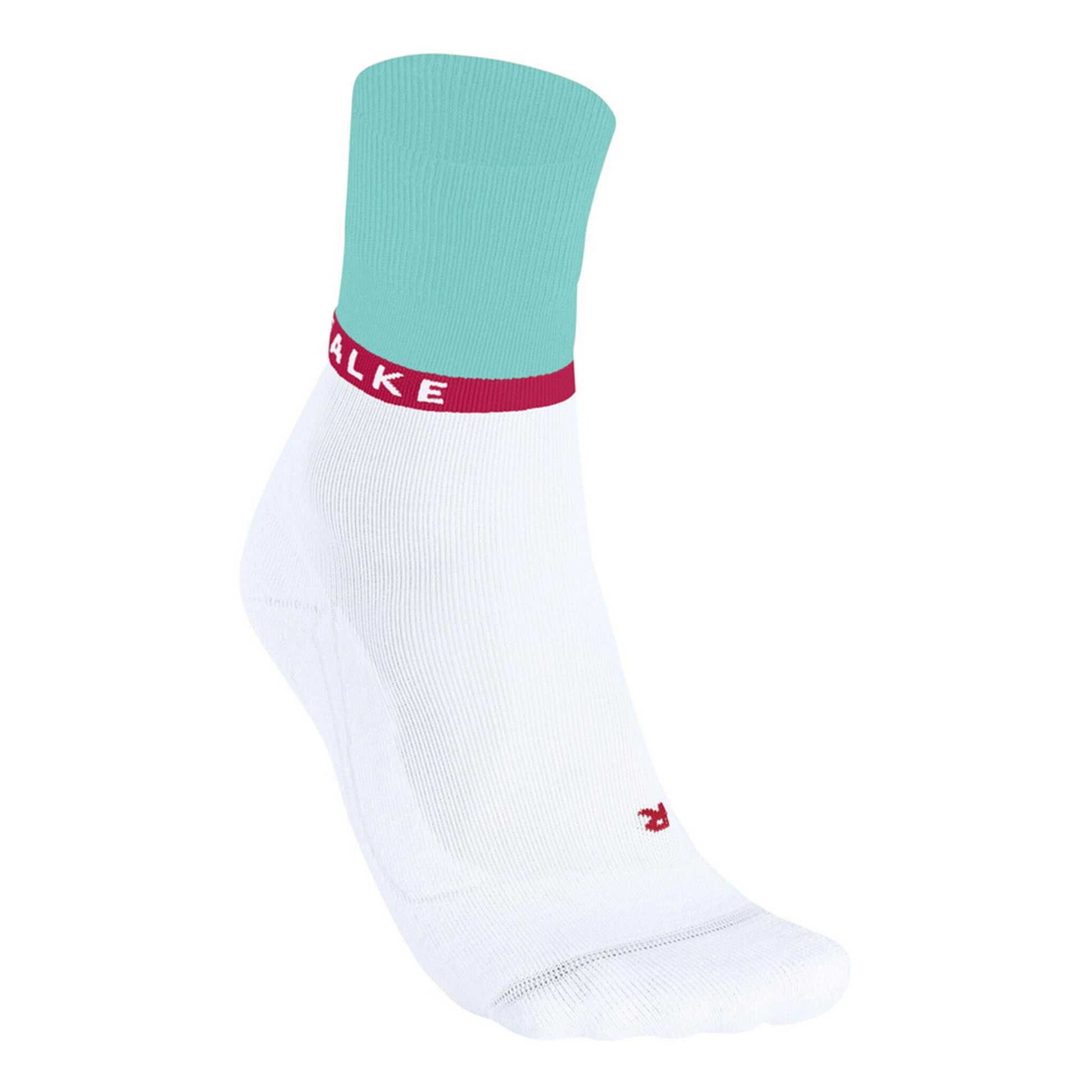 Falke RU4 Endurance Compression Laufsocken Damen-Weiß,Türkis