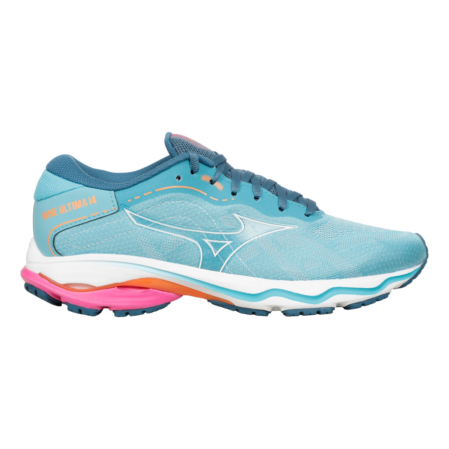 Mizuno Wave Ultima 14 Neutralschuh Damen-Hellblau,Weiß