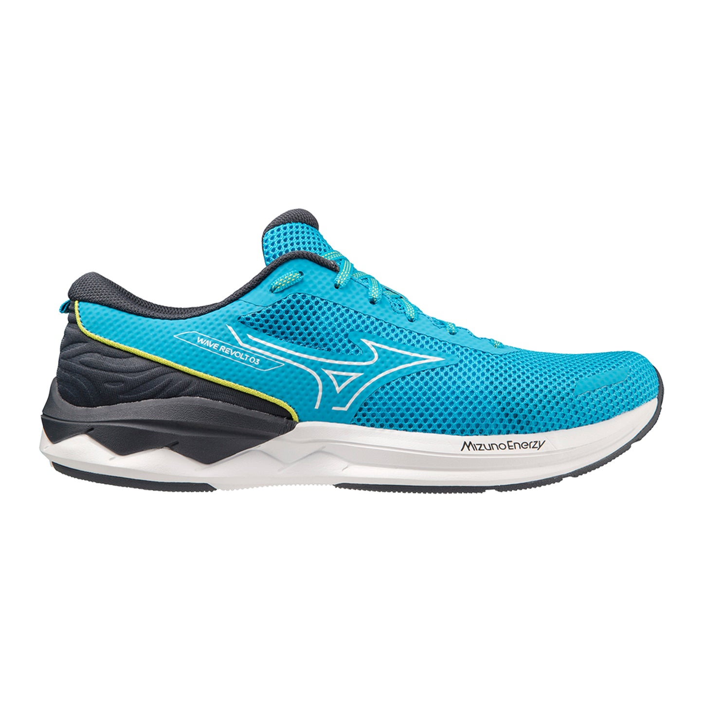 Mizuno Wave Revolt 3 Neutralschuh Herren - hellblau, dunkelblau