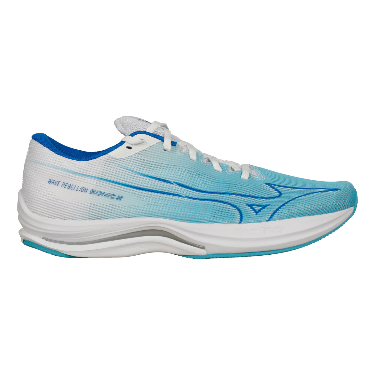 Mizuno Wave Rebellion Sonic 2 Wettkampfschuh Herren - hellblau, weiß