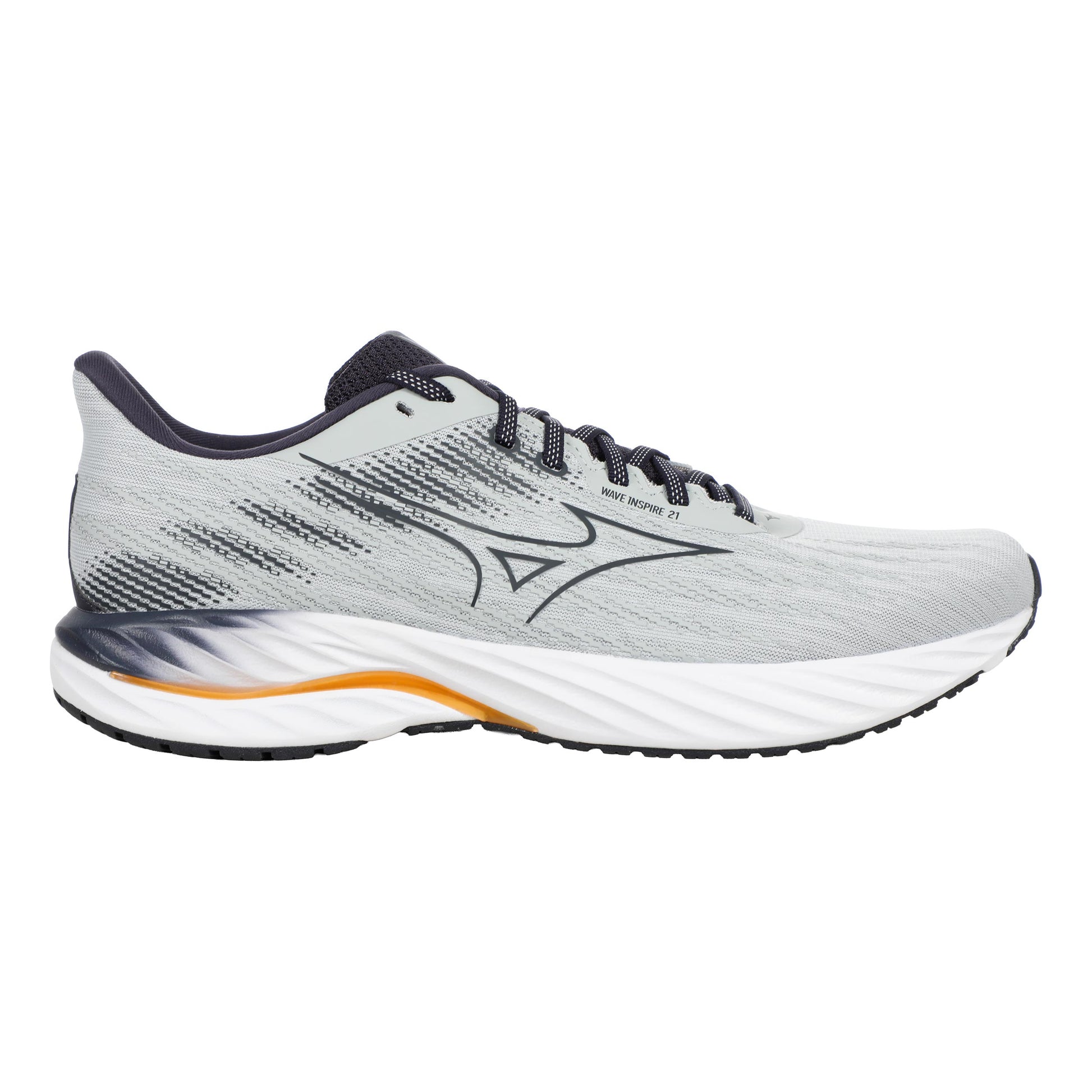 Mizuno Wave Inspire 21 Stabilitätsschuh Herren-Hellgrau,Koralle