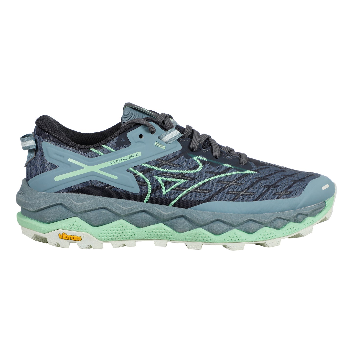 Mizuno Wave Mujin 10 Trailschuh Damen-Dunkelblau,Mint
