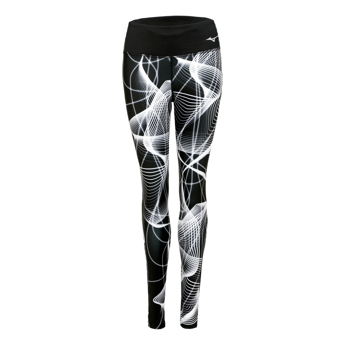 Mizuno Printed Lauftight Damen-Schwarz