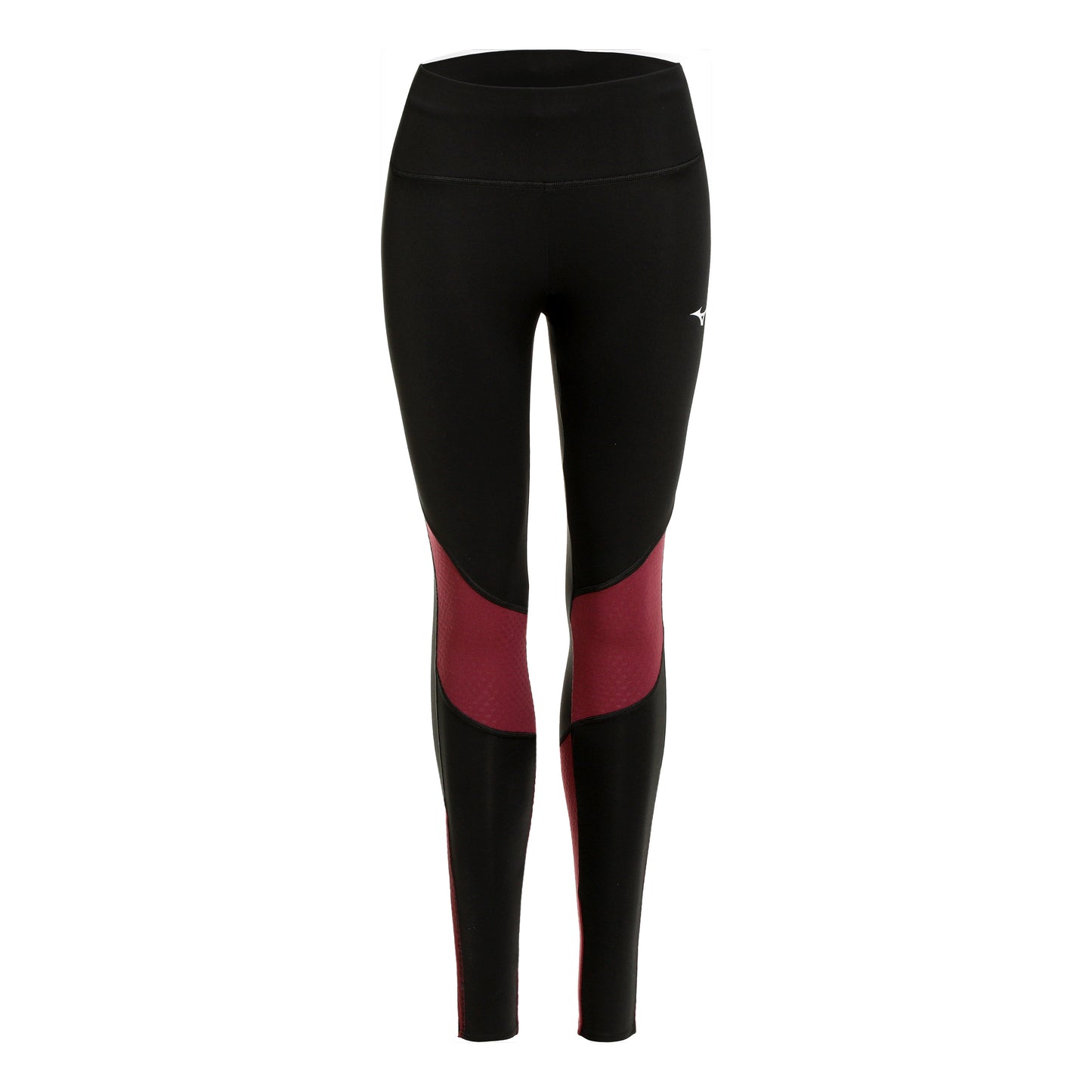 Mizuno Warmalite Lauftight Damen-Schwarz,Rot