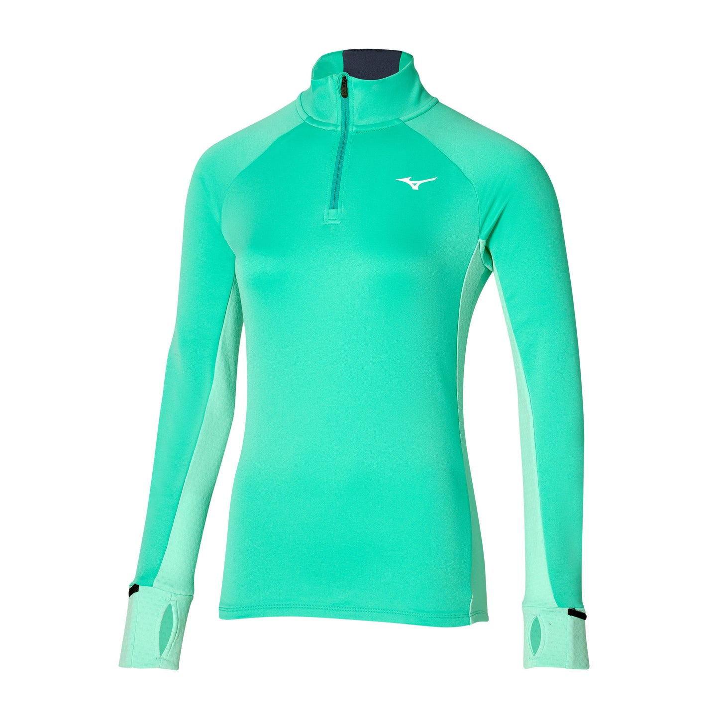 Mizuno Warmalite Half-Zip Lauftop Damen - türkis,