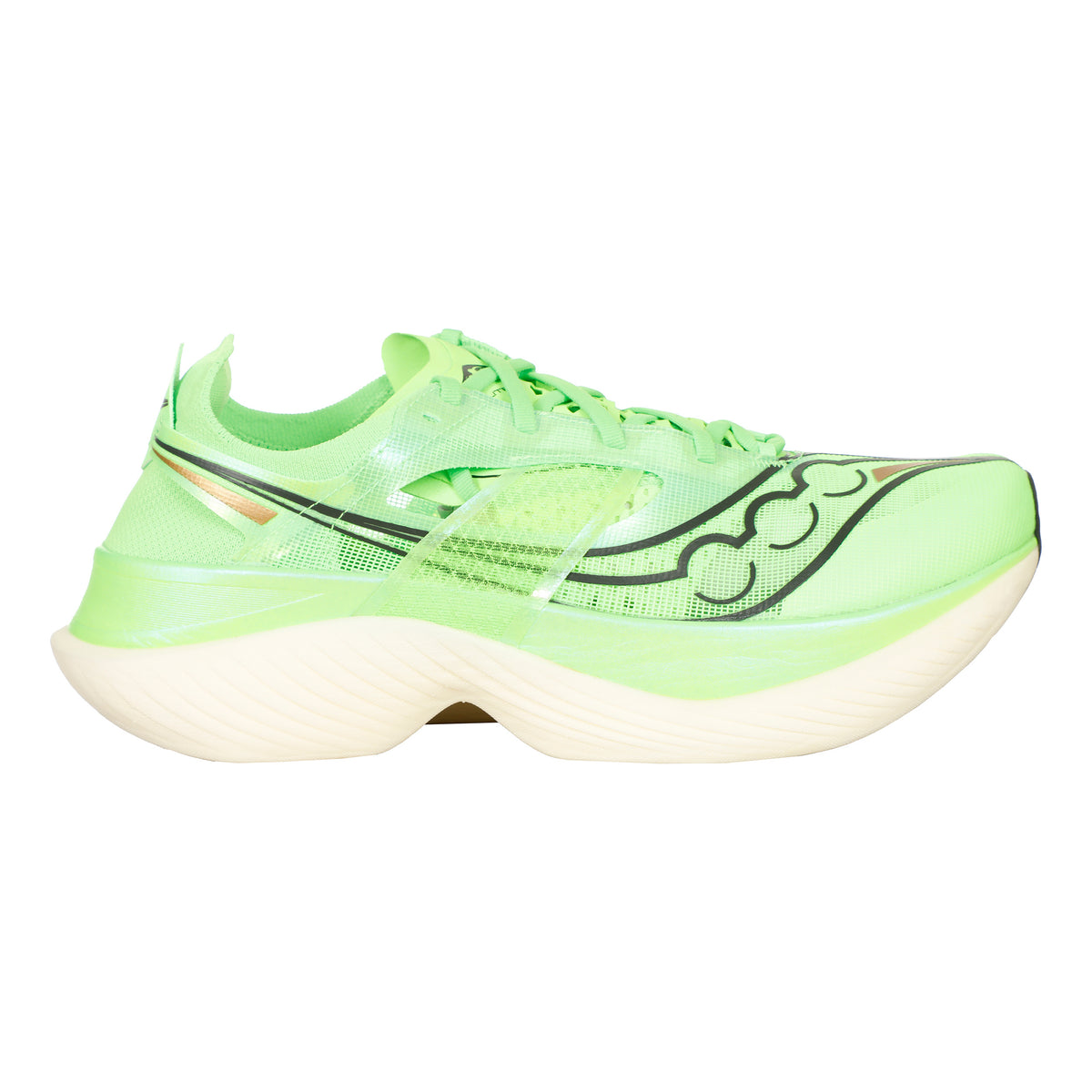 Saucony Endorphin Elite Wettkampfschuh Herren - hellgrün,