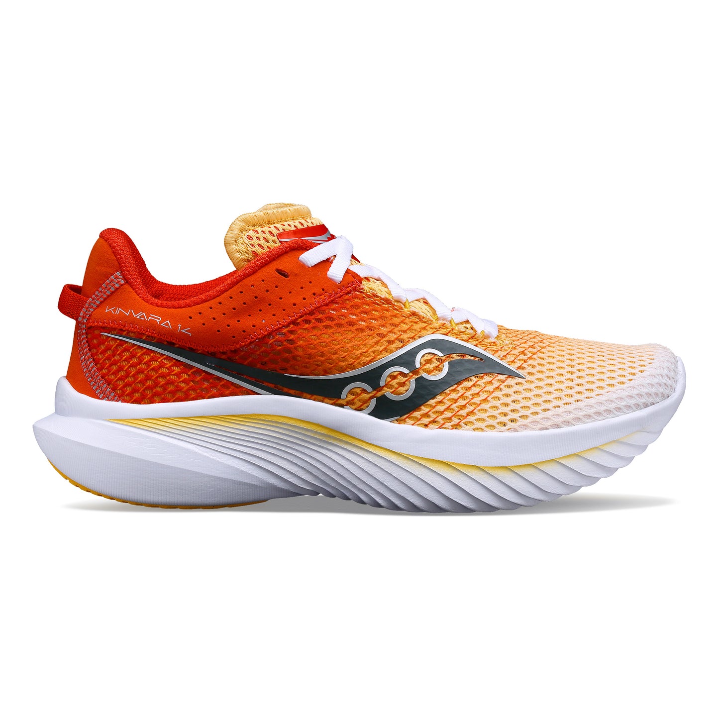Saucony Kinvara 14 Neutralschuh Damen - weiß, orange