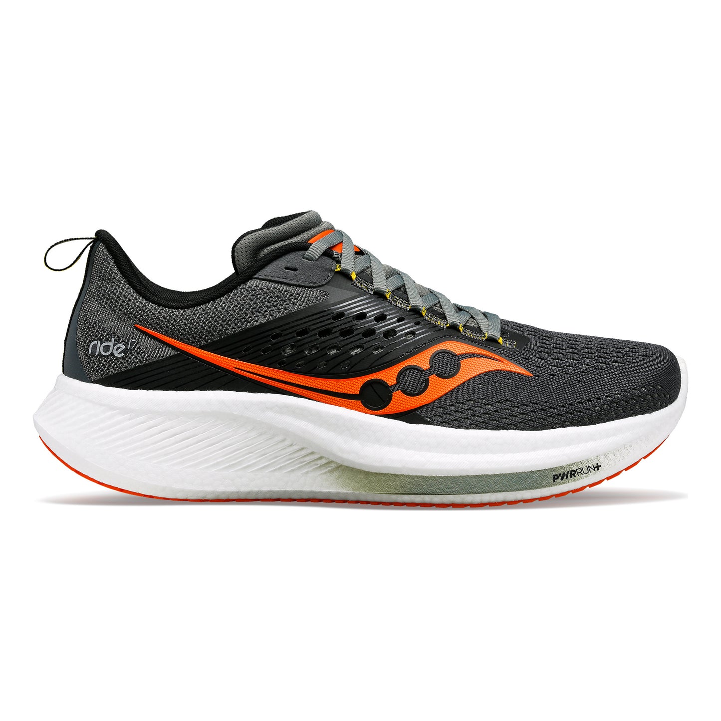 Saucony Ride 17 Neutralschuh Herren - schwarz, orange