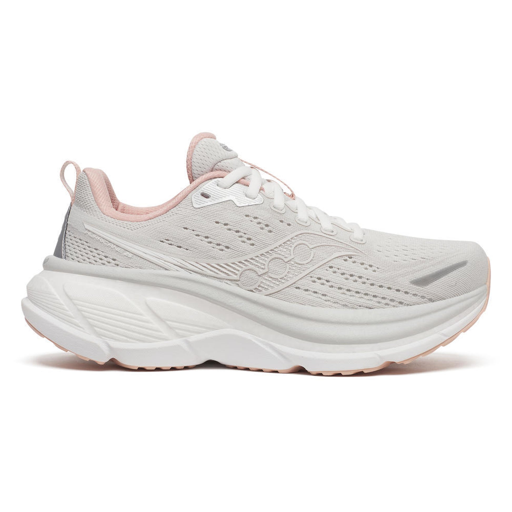 Saucony Hurricane 25 Stabilitätsschuh Damen-creme, weiß