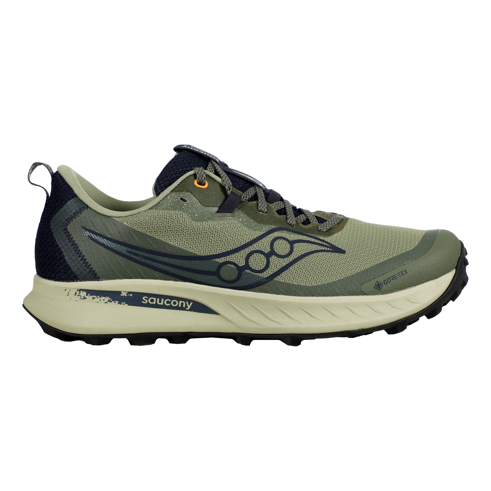 Saucony Peregrine 15 GTX Trailschuh Herren-Grün,Dunkelblau
