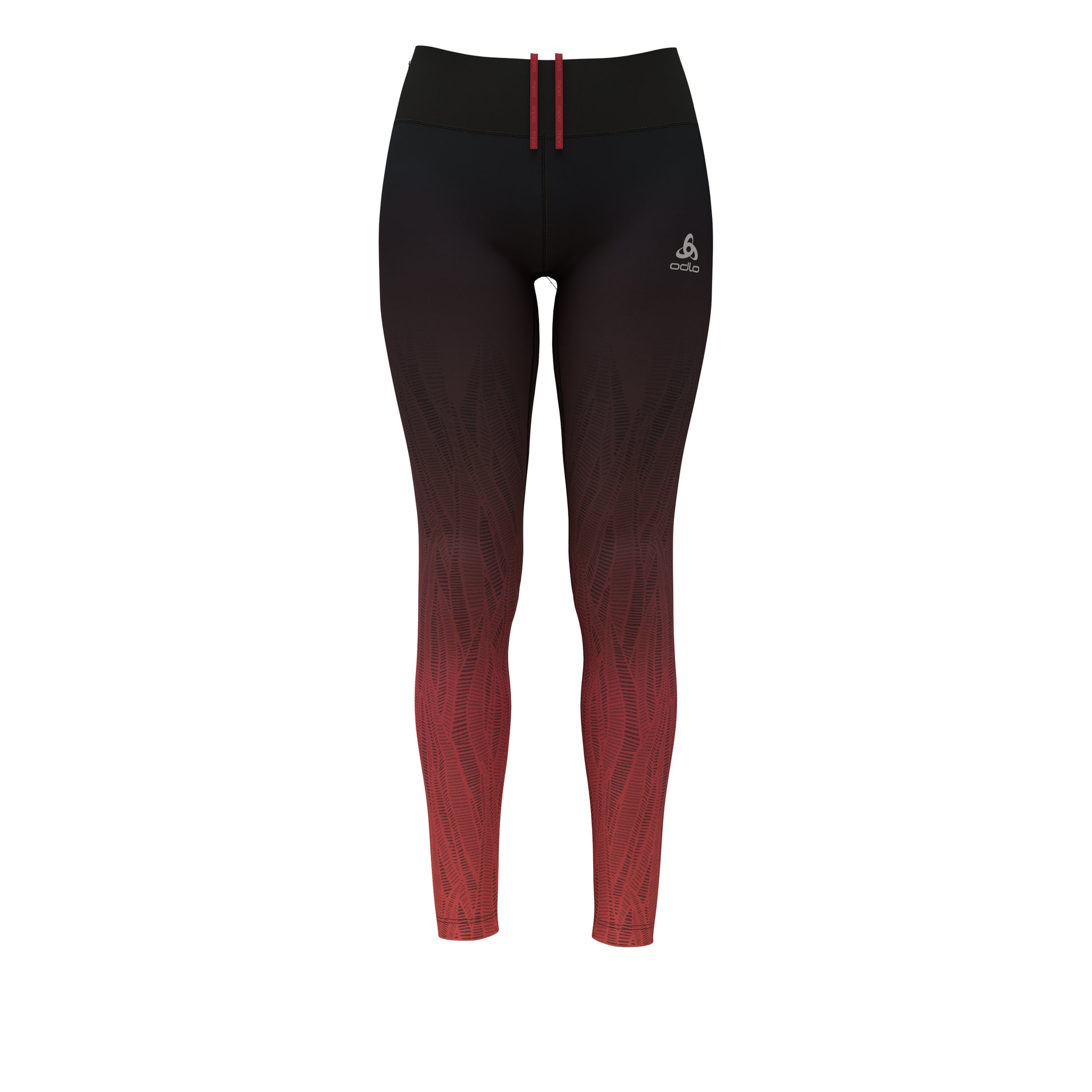 Odlo Print Tight Damen-Rot