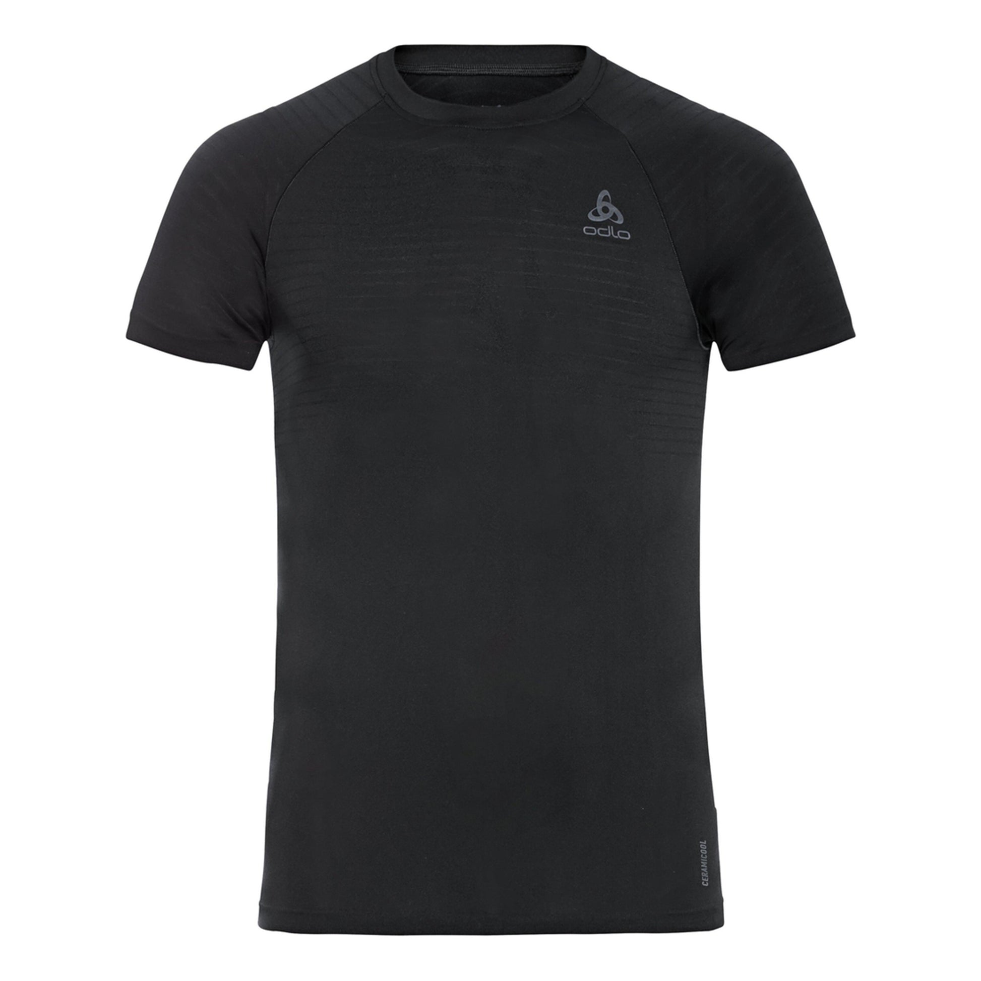Odlo BL Top Crew Neck Performance X-Light Unterhemd Herren-Schwarz
