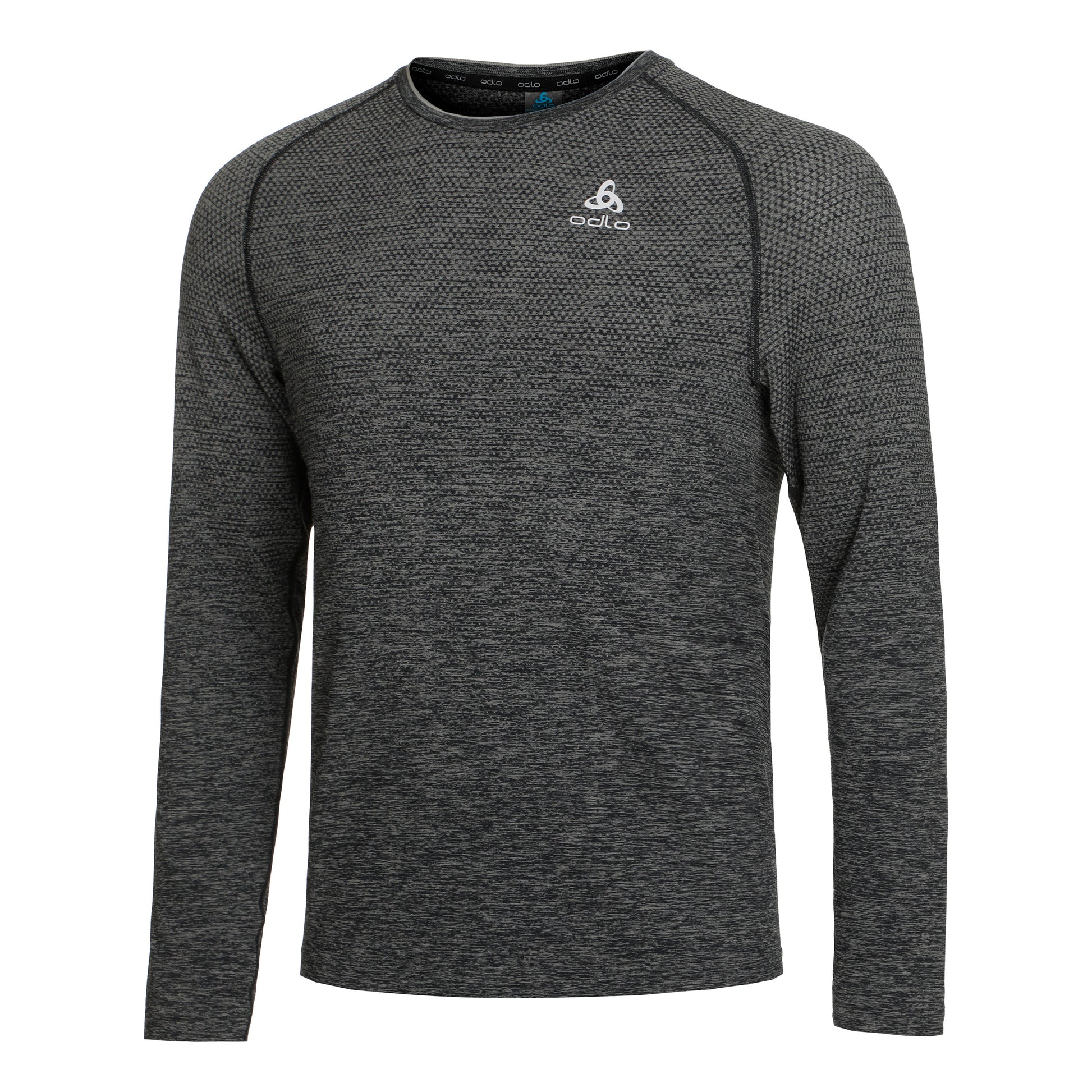 Odlo Crew Neck Essential Seamless Longsleeve Herren-Grau
