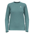 Essential Seamless Crew Neck Longsleeve Damen-Türkis