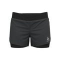 Zeroweight 3inch 2in1 Laufshorts Damen-Schwarz