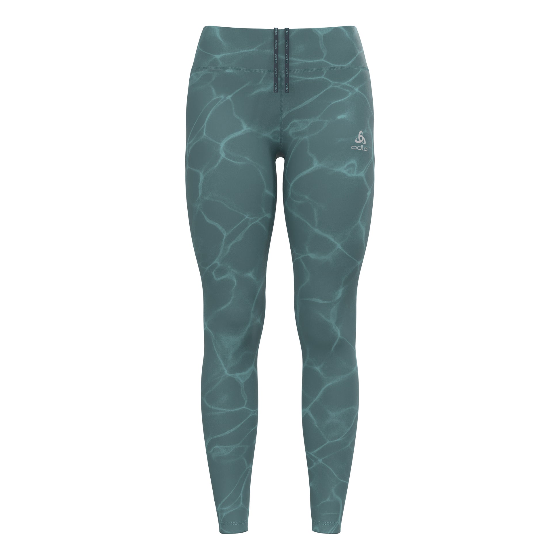Odlo Zeroweight Print Lauftight Damen-Blaugrau