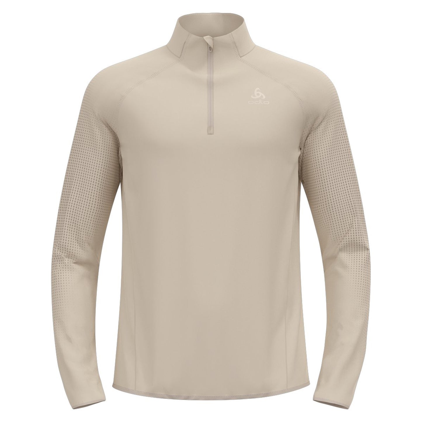 Odlo Zeroweight Warm Mid Layer 1/2 Zip Laufshirt Herren-Silber