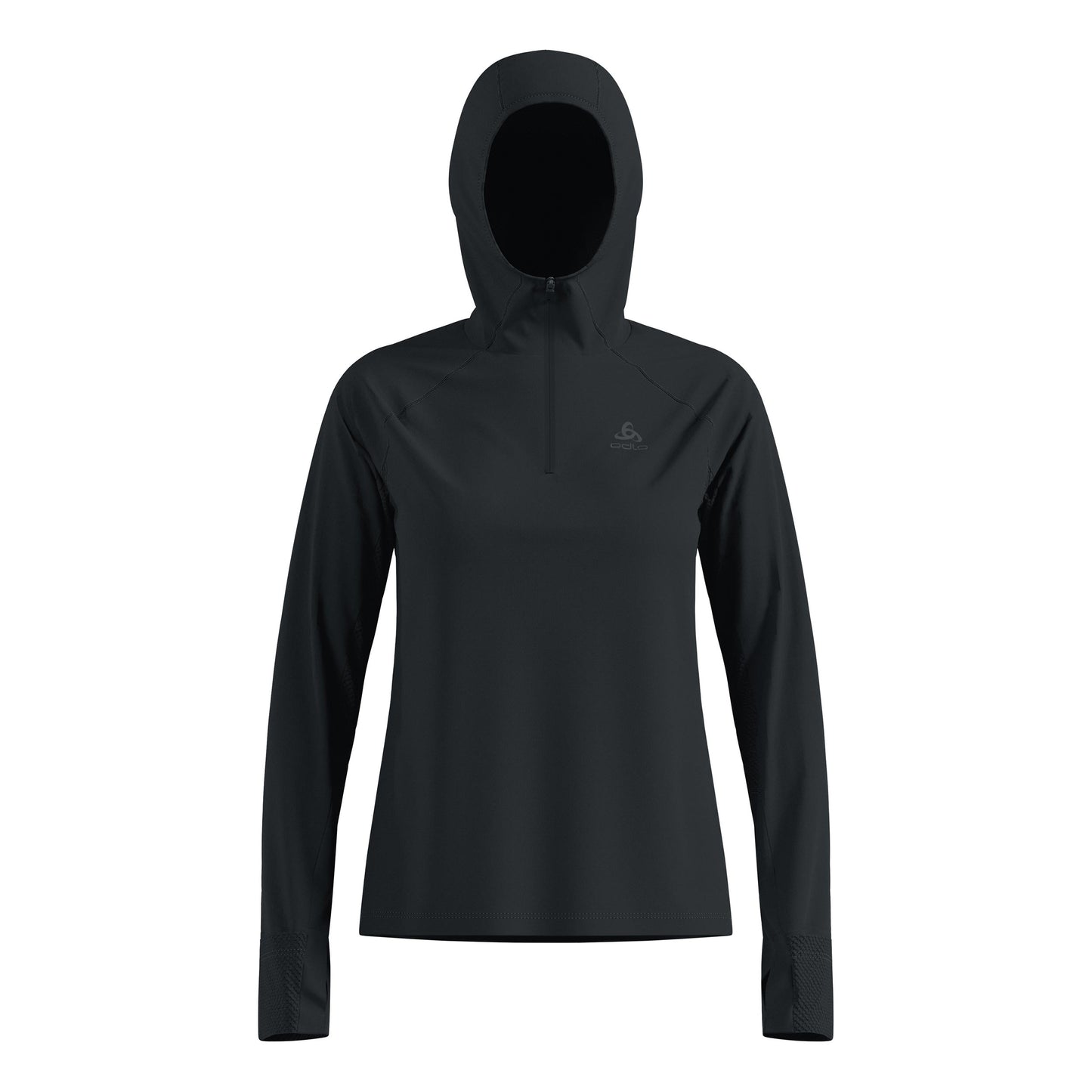 Odlo X-Alp Midlayer Laufshirt Damen-Schwarz