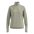 Essential Thermal Midlayer 1/2 Zip Laufshirt Damen-Oliv