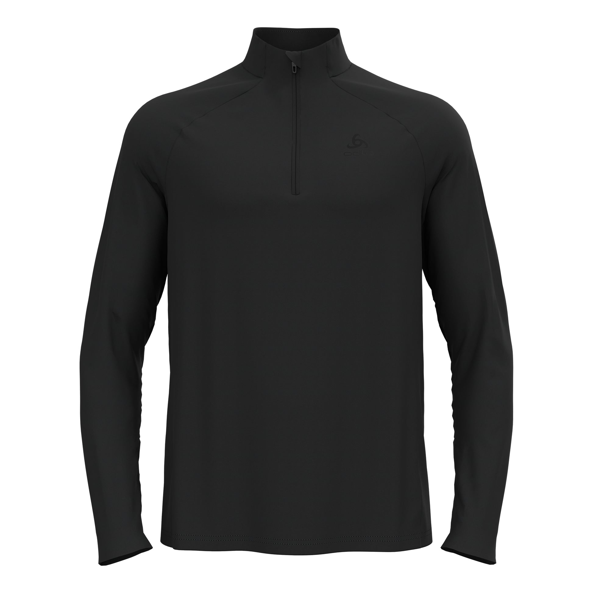 Odlo Essential 1/2 Zip Laufshirt Herren-schwarz