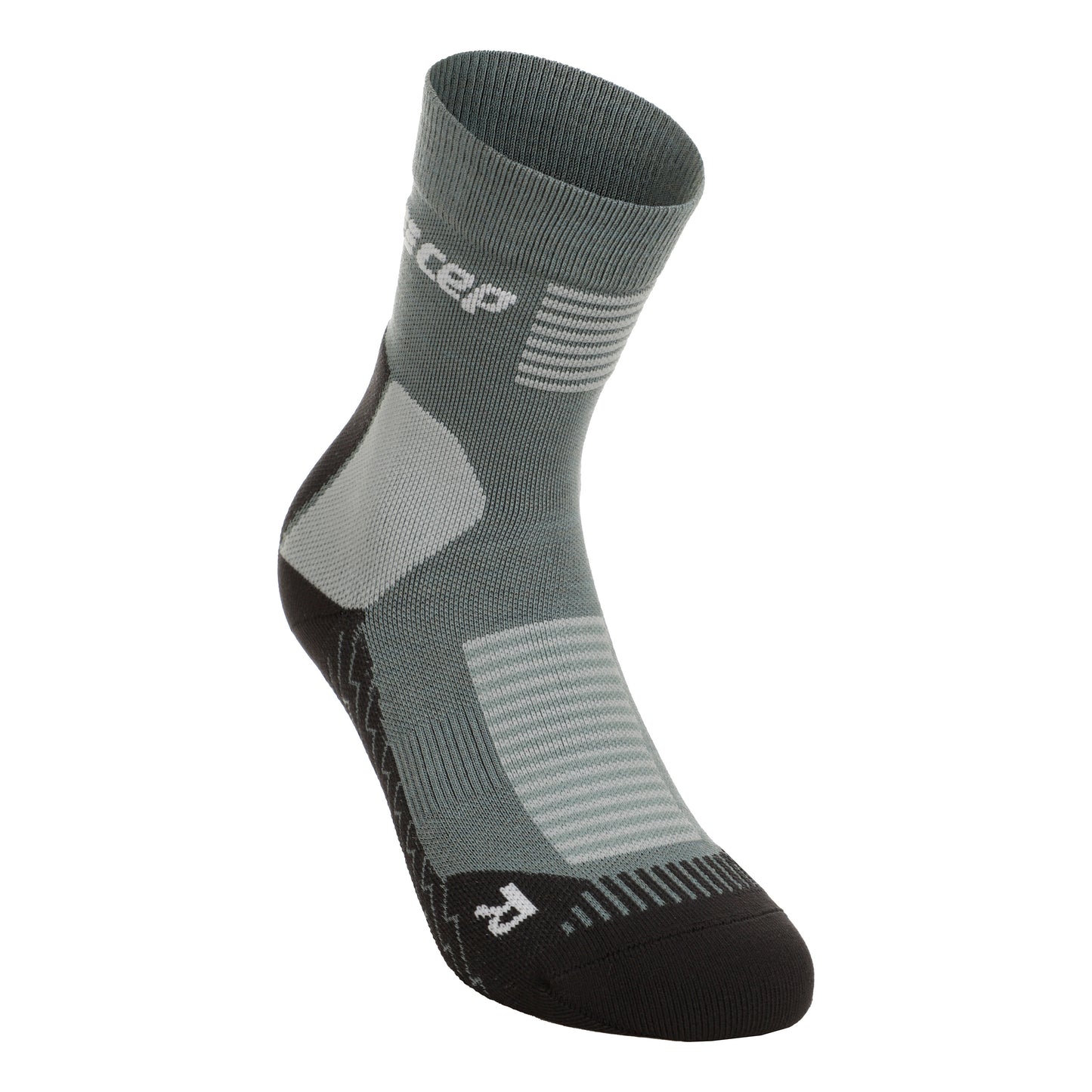 CEP Cold Weather Mid Cut V2 Kompressions-Socken Damen - blaugrau, grau