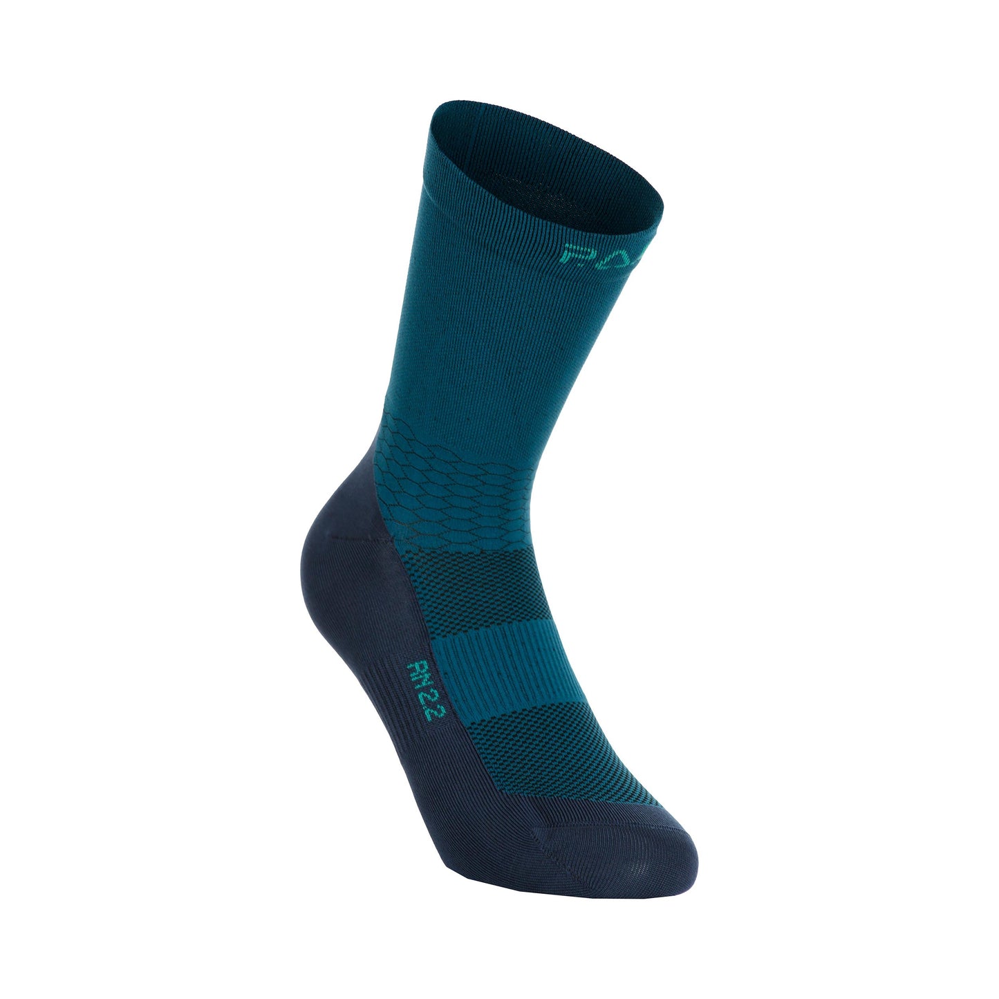 P.A.C. RN 2.2 Reflective Ultralight Long Laufsocken Herren-Petrol