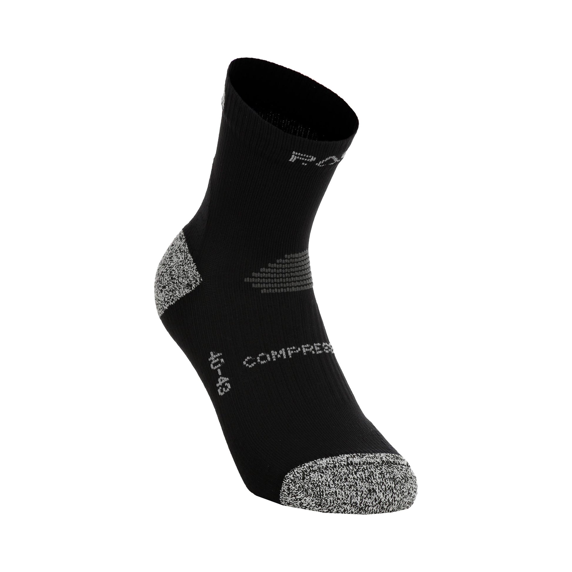 P.A.C. RN 6.2 Reflective Pro Mid Compression Kompressions-Socken Herren-Schwarz
