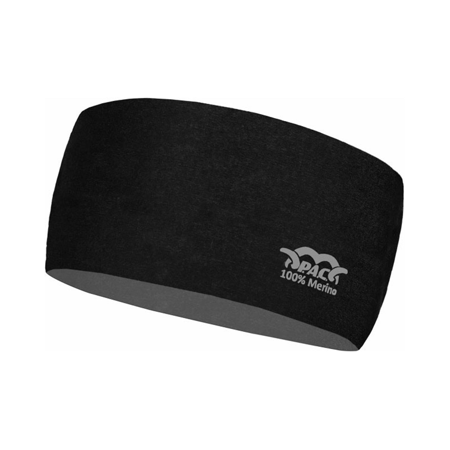 P.A.C. Merino Stirnband-Schwarz