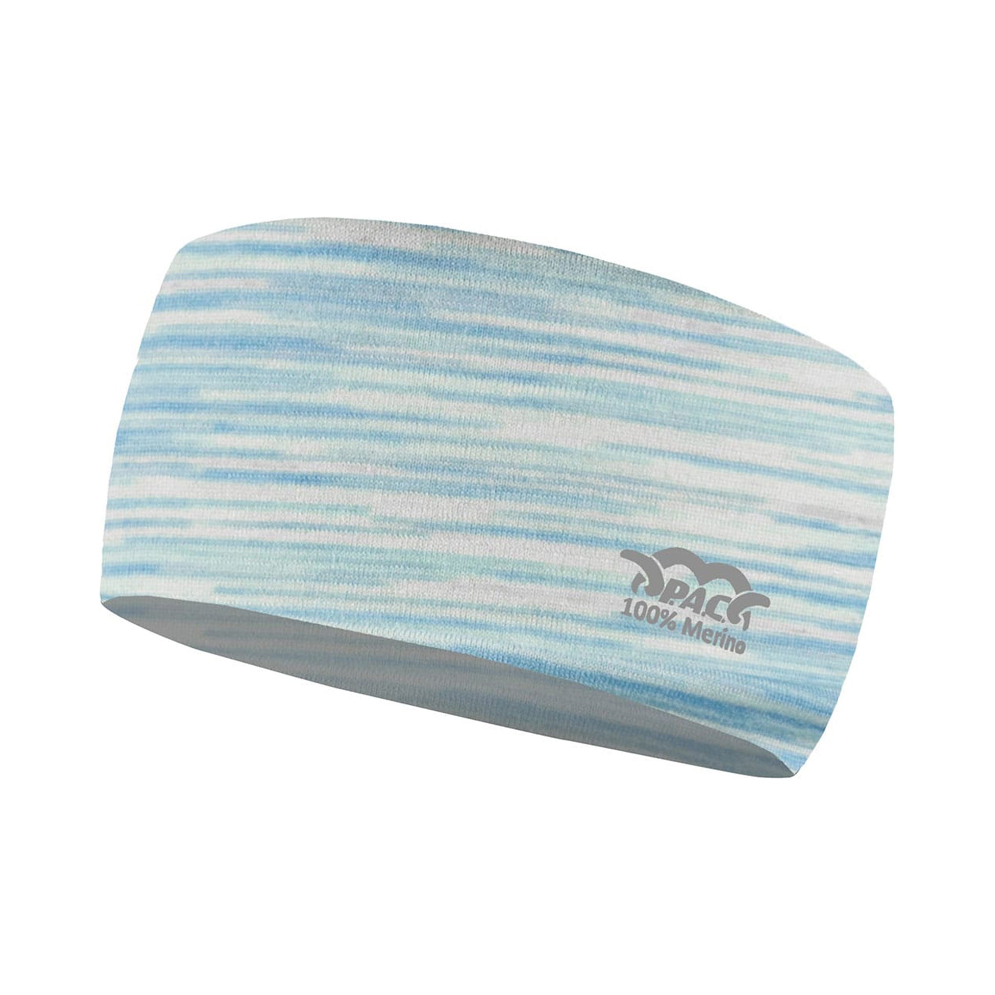 P.A.C. Merino Stirnband-Creme,Blau