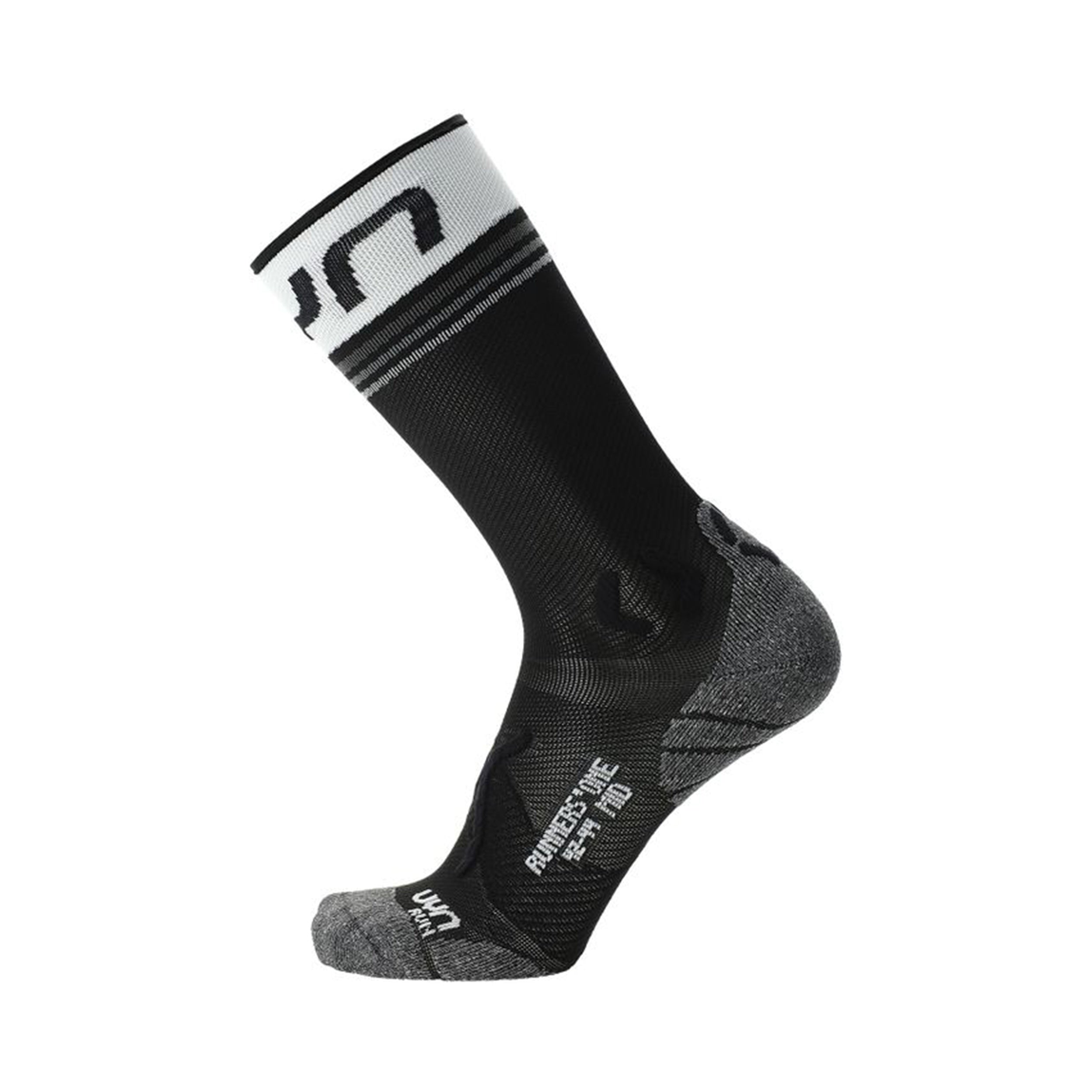 UYN Runner's One Laufsocken Herren-Schwarz,Weiß