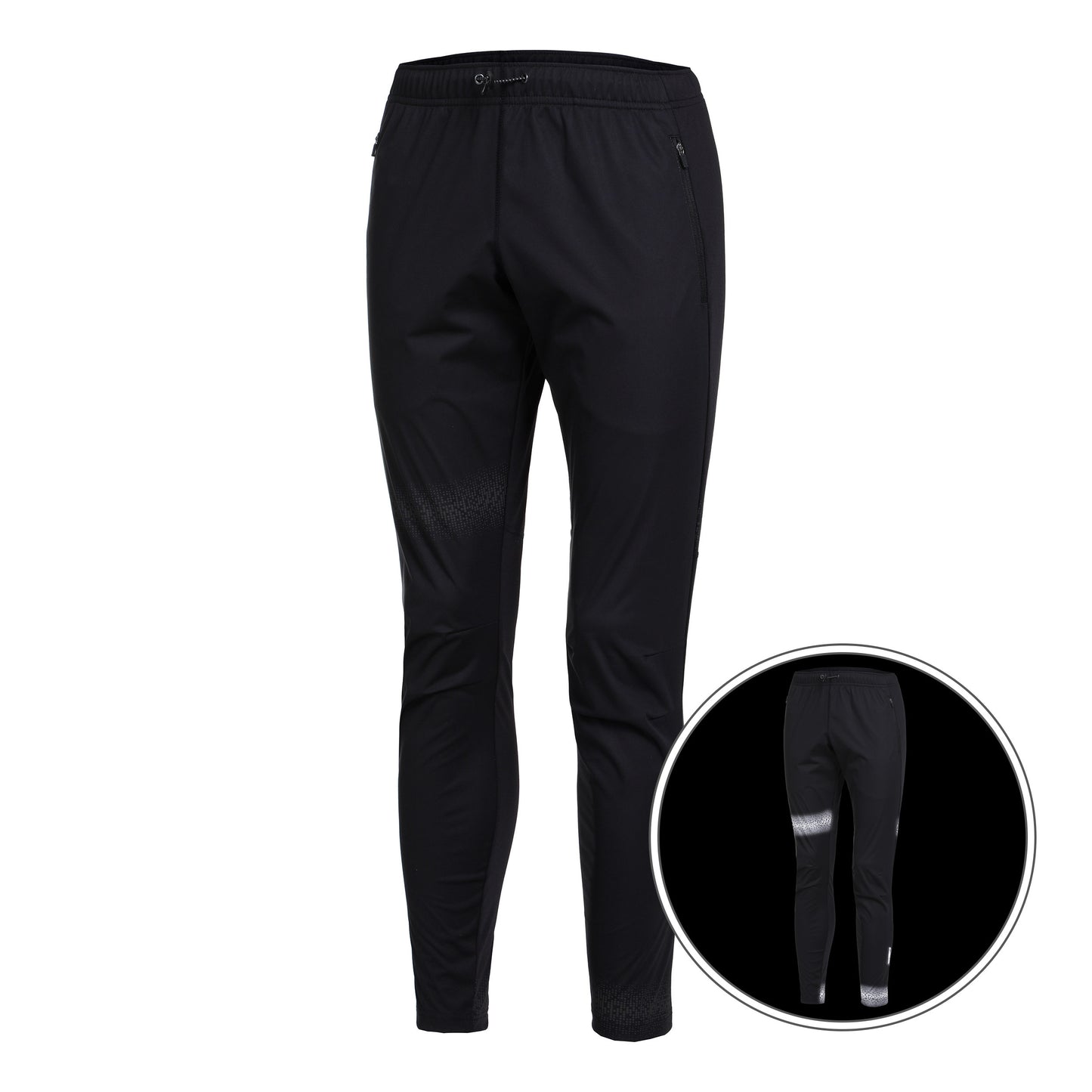 NEO Reflex-Tex Laufhose Herren-Schwarz